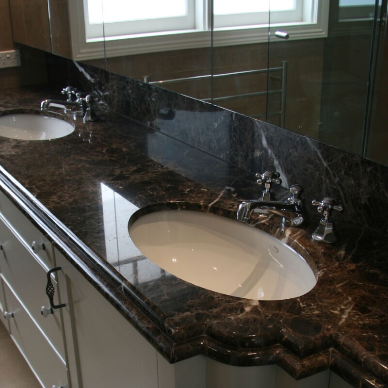 Мраморная столешница EMPERADOR DARK, 1200*600*30