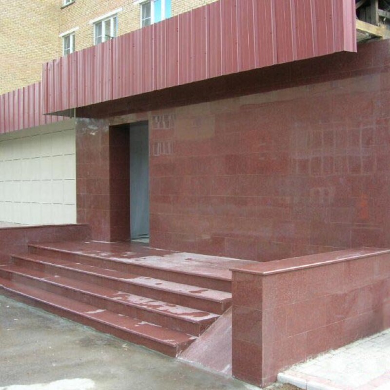 Гранитная плитка Imperial Red 600*600*18, м2