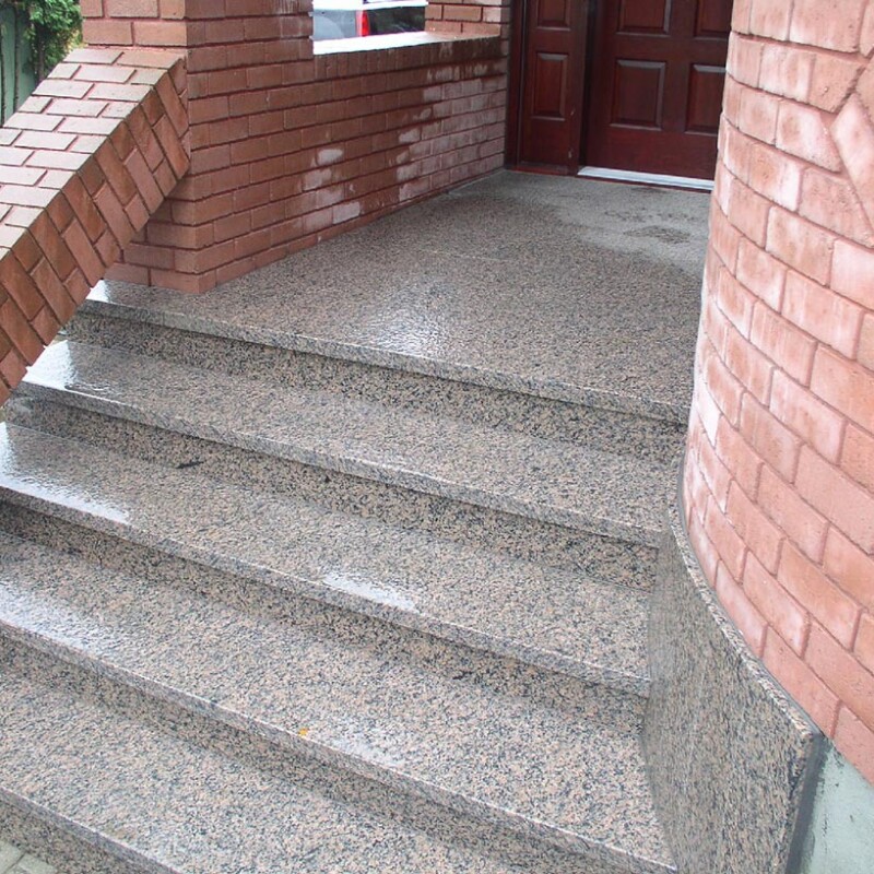 Гранитная плитка Мапл Ред 600*300*30 термо, м2