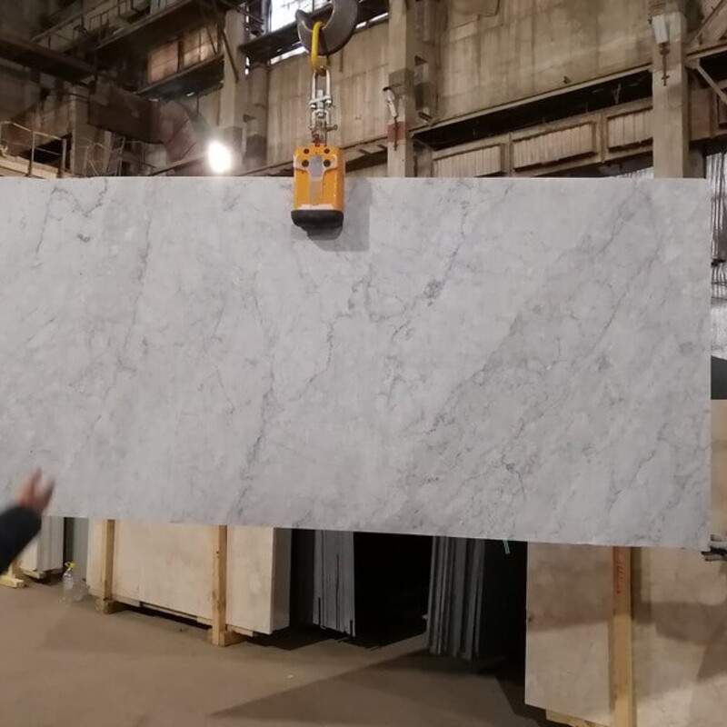 Слэб мраморный Bianco Carrara C (Бьянка Каррара С) 20 мм (Италия)