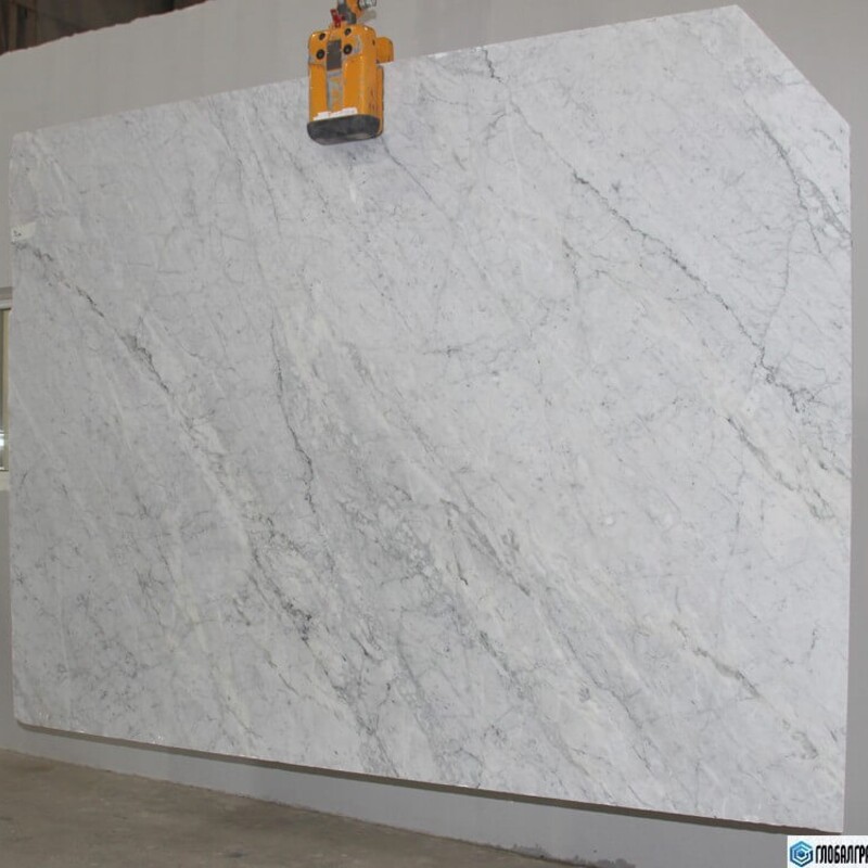 Слэб мраморный Bianco Carrara C (Бьянка Каррара С) 30 мм (Италия)