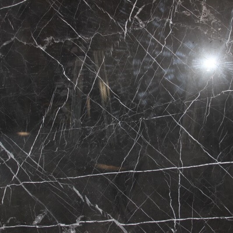 Слэб мраморный Negro Marquina (Неро Марквина) 30 мм (Испания)