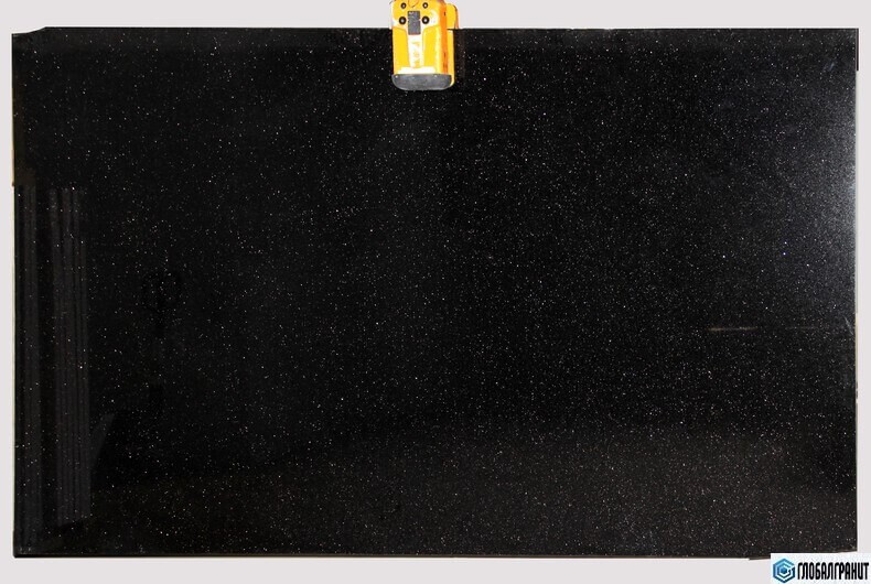 Гранит Black Galaxy (Блэк Гэлакси) 30 мм (Индия), черный