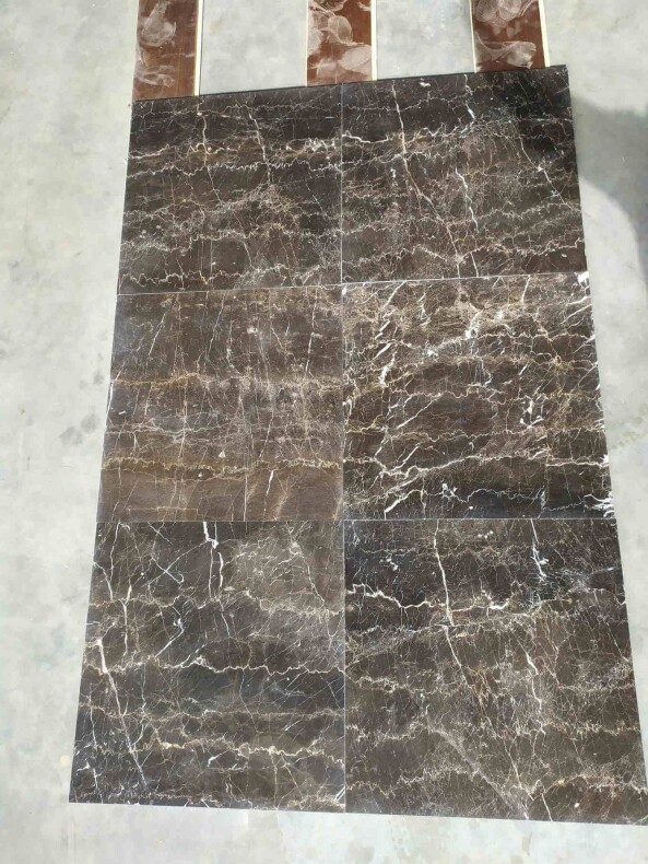 Мраморная плитка Novita Umber (Турция) 60х60х1, темная