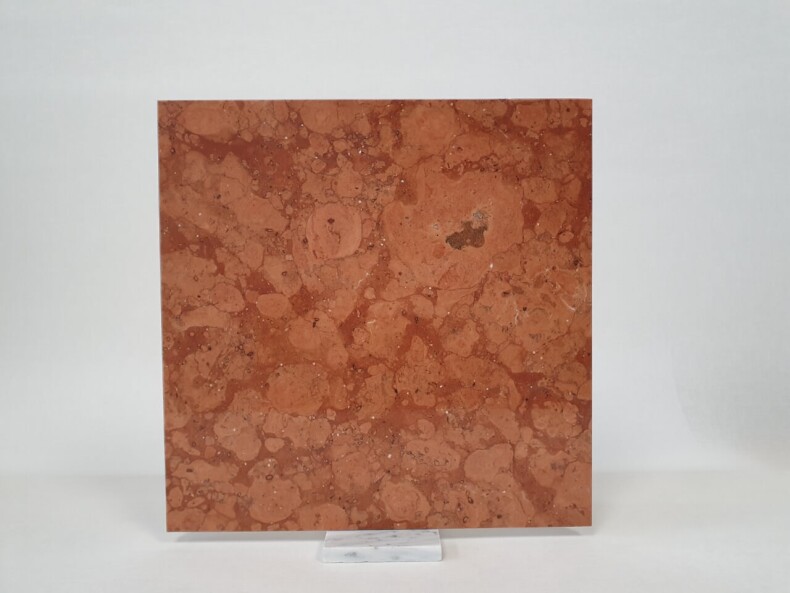 Мраморная плитка 305*305*10 мм. Мрамор Rosso Verona (Италия), розовый, красный, натуральный камень